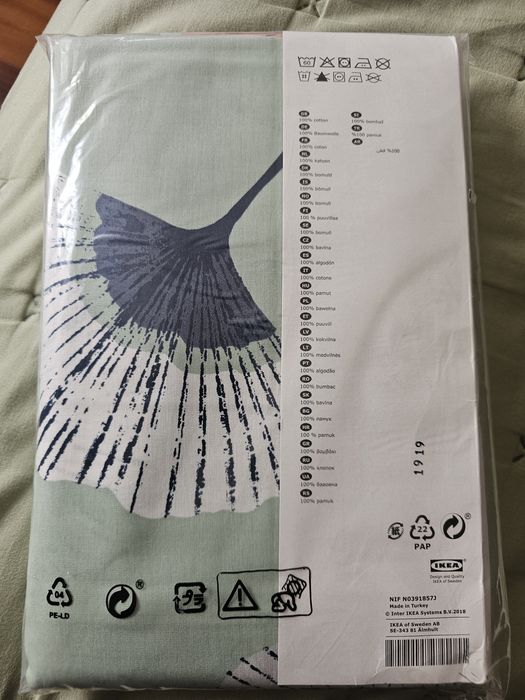 Roupa de cama, Nova, nunca foi usada. Ikea Solteiro.