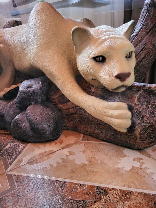 Стіл журнальний, скляний кавовий столик Пума