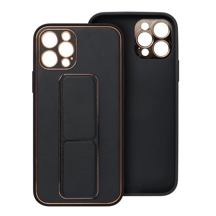 Etui Leather Kickstand do Xiaomi Redmi 13c Black