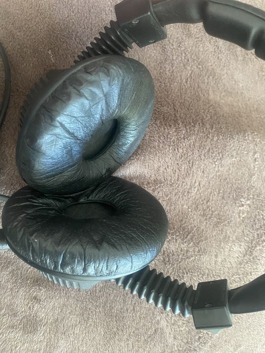 ASC słuchawki nauszne z mikrofonem vintage dinn