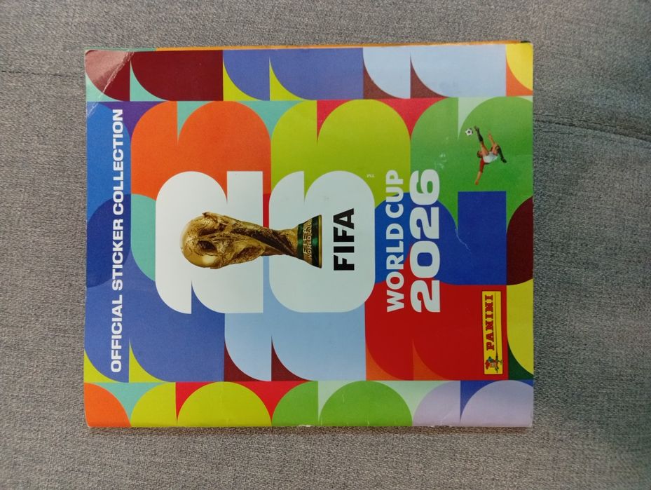 Álbum completo com marcas de uso