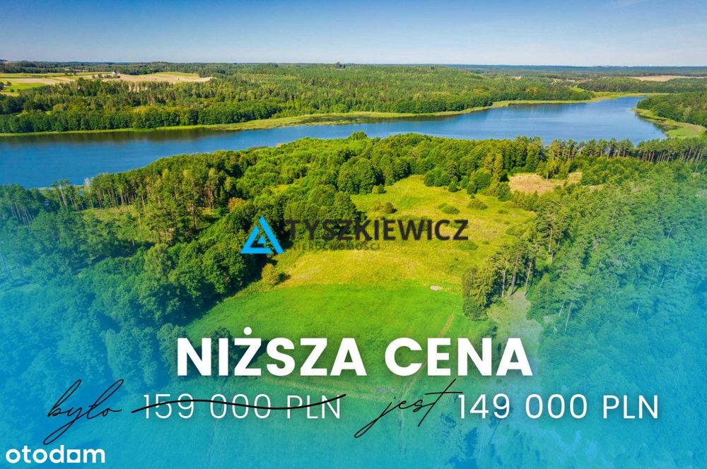 Działka z linią brzegową rzeki Słupia