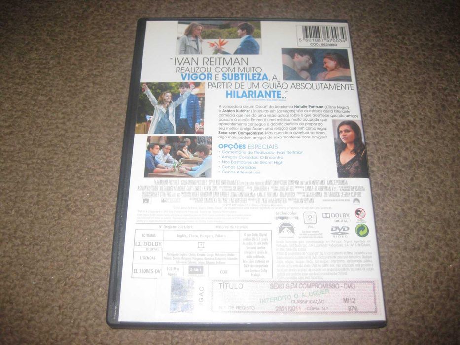 DVD "Sexo sem Compromisso" com Ashton Kutcher