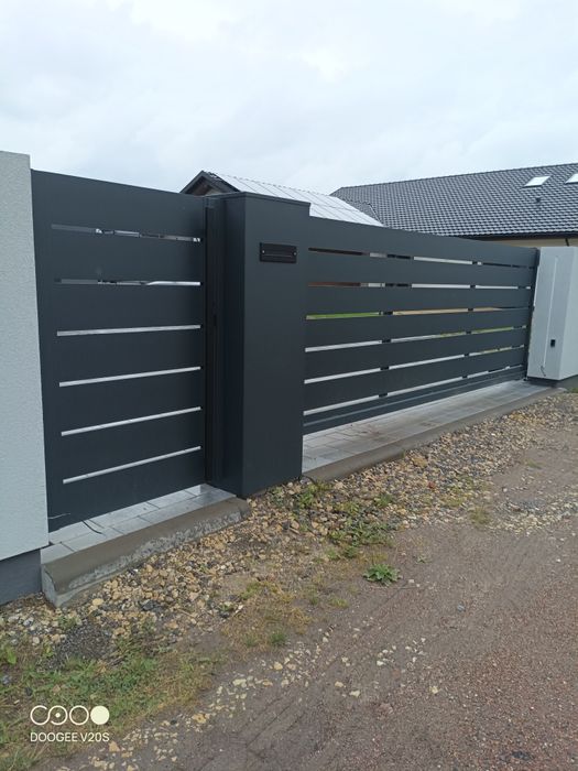 Bramy, furtki ogrodzenia nowoczesne