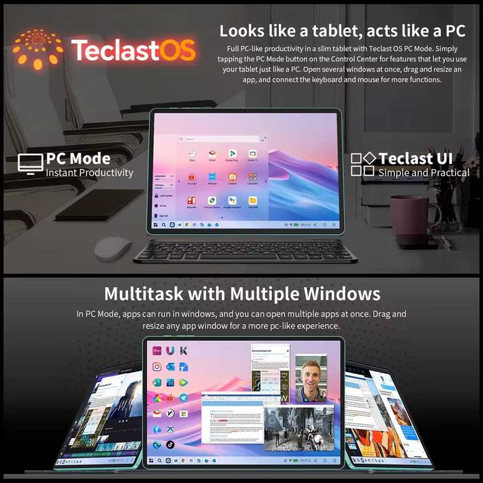 Tablet Teclast P50AI, 11 cali, 16/128 GB, Android 15, NOWY