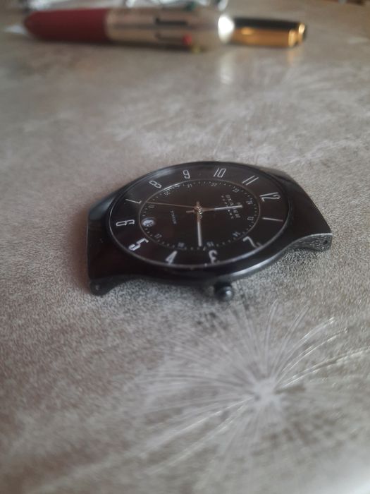 Skagen titanium часы кварц рабочие!