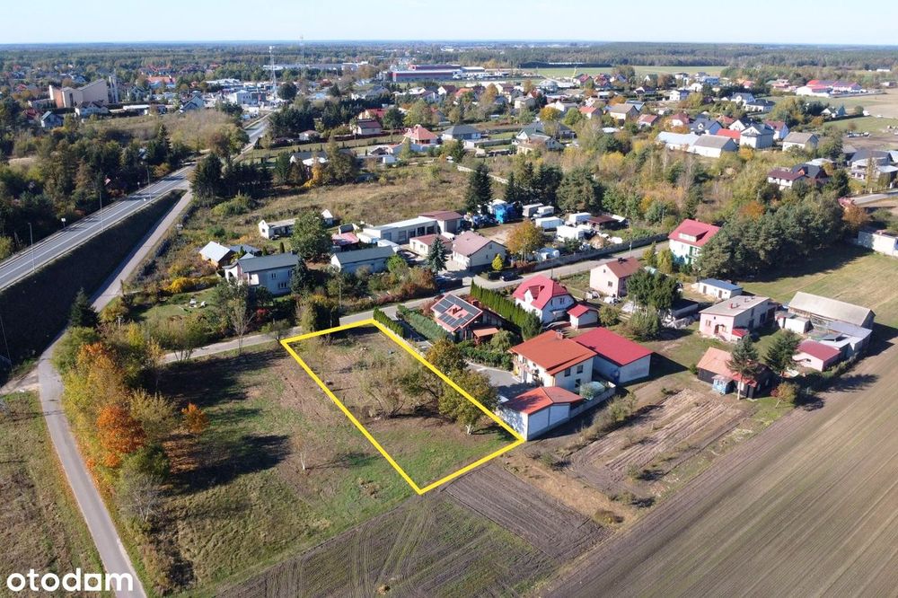 Działka 1206 m² pod Siedlcami - Nowe Opole ul. Cicha.