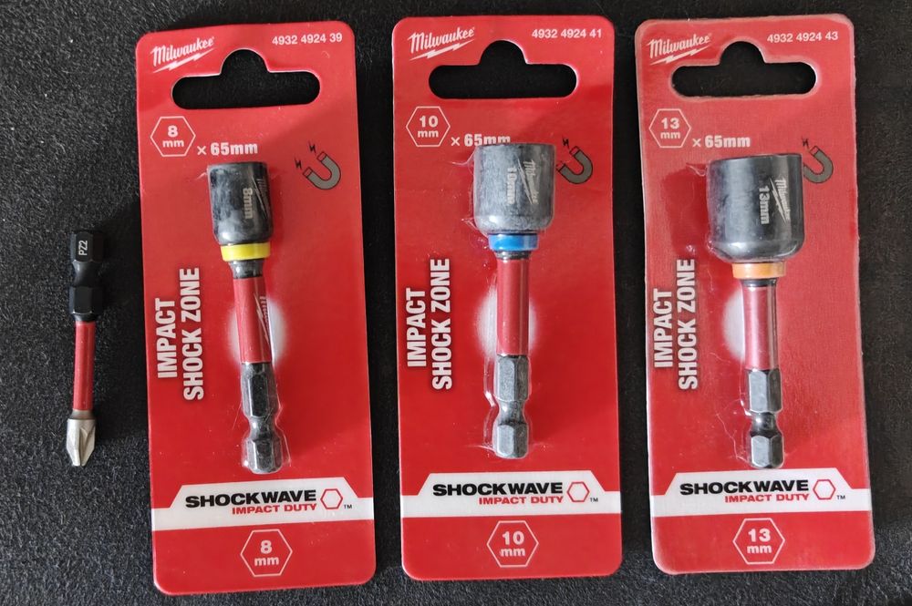Zestaw nasadek magnetycznych Milwaukee  4 sztuki nowe oryginalne