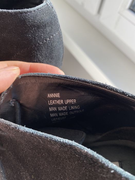 Ботинки 37р на танкетці на уральна замша STEVE MADDEN