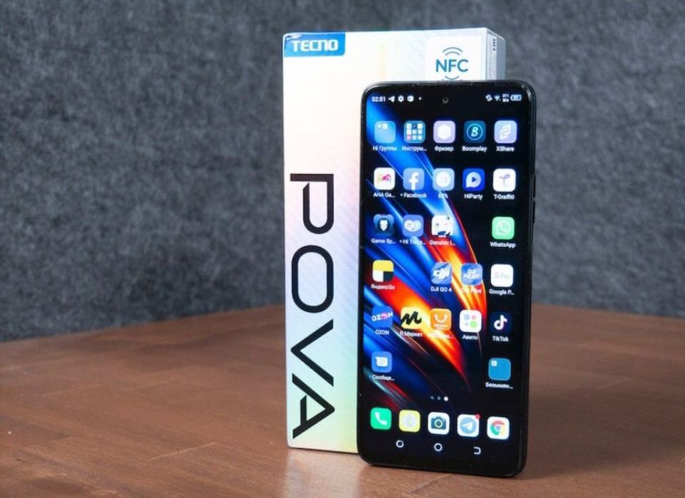 Tecno POVA 2 новий ігровий 7000 мАг