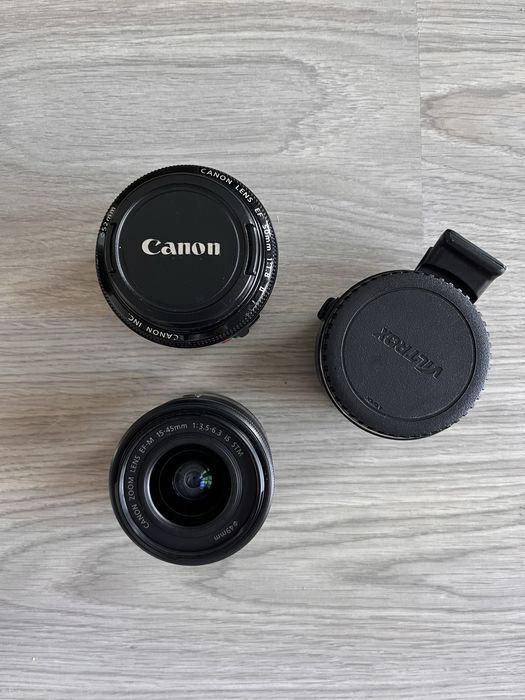 Canon EOS M50 + lentes e tripé hama 63