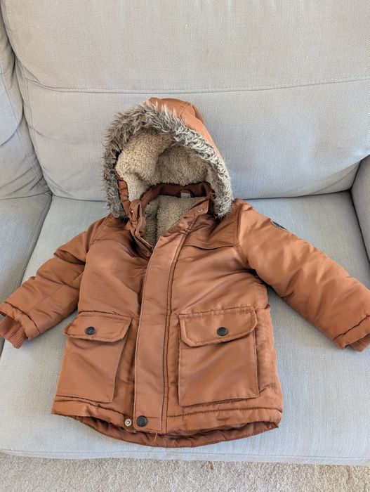 Kurtka zimowa parka 104 dla chlopca