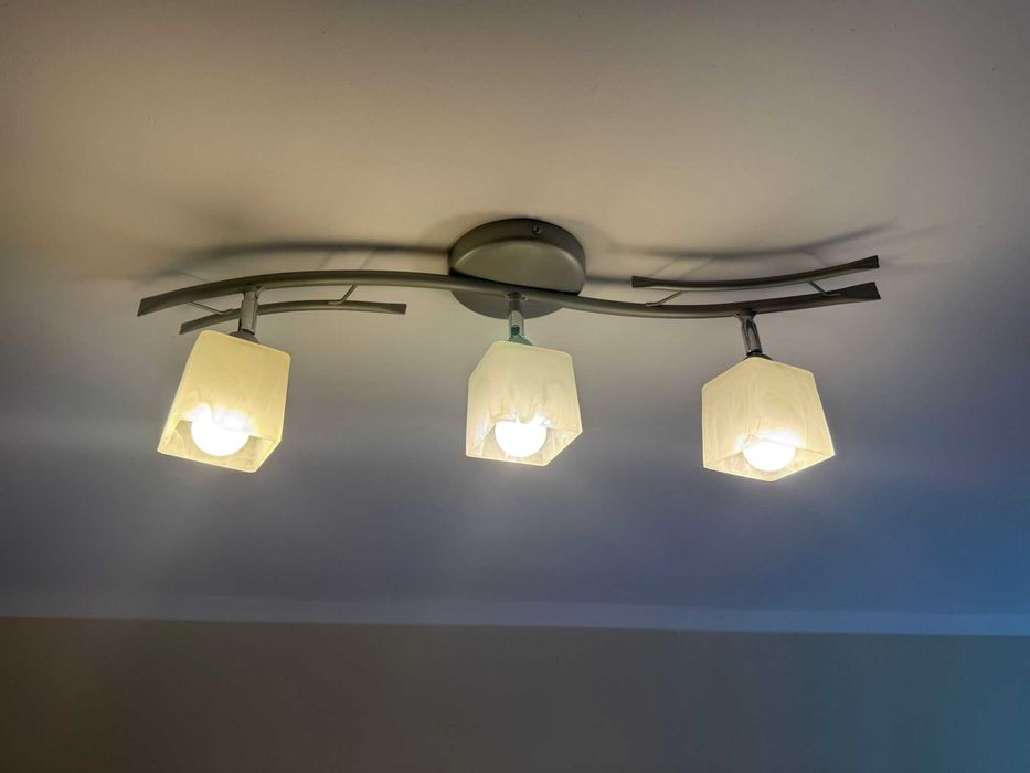 Kinkiet lampa sufitowa 3 żarówki