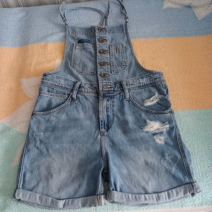 Летние джинсовые комбинезоны