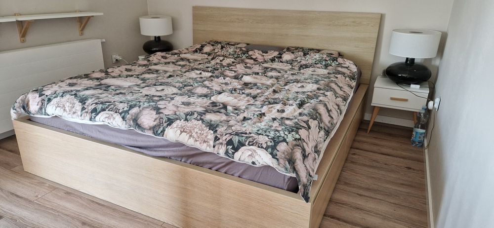 Łóżko ikea malm 180 x 200 z szufladami