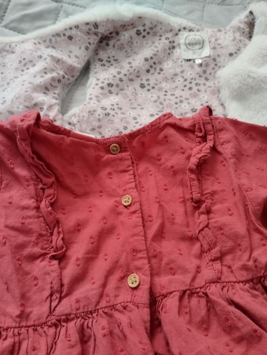 Sukienka H&M r. 74 z kamizelką