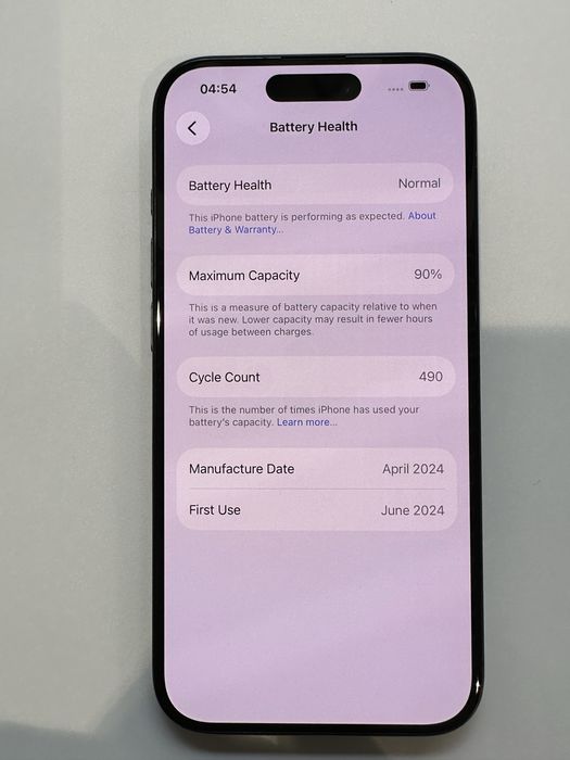 iPhone 15 Pro 128 GB — Black Titanium