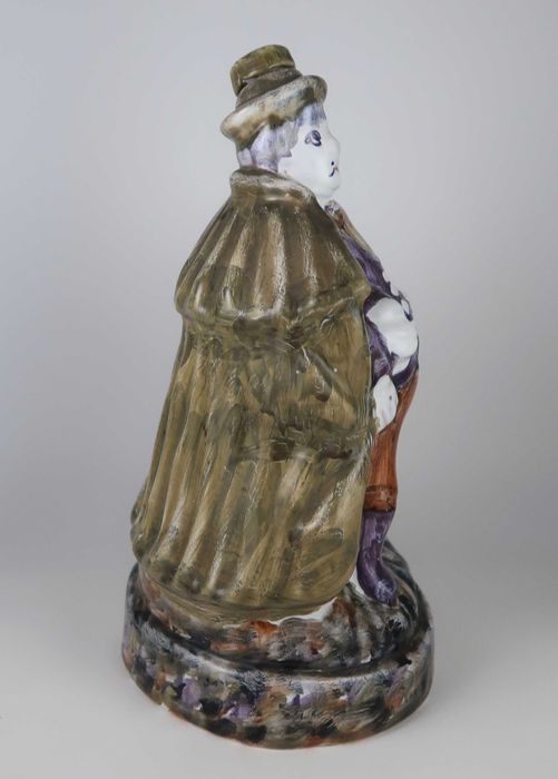 Garrafa em faiança de Coimbra VAO - Viúva Alfredo Oliveira