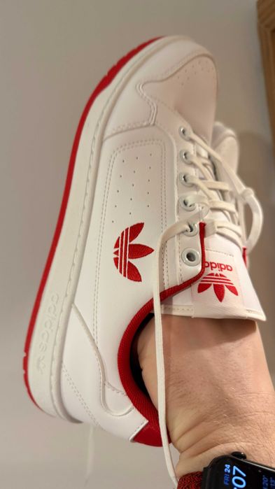 adidas NY 90 White Scarlet EU 44 US 10 nowe JI1894