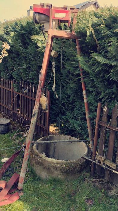 Czyszczenie odmulanie pogłębianie studni tradycyjnych