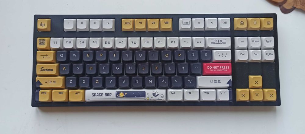 Клавіатура Dark Project LTD KD87A Gateron Ink Red Black/Yellow