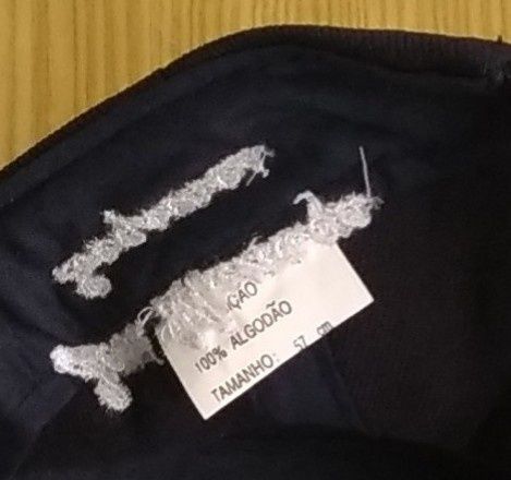 Boné Unisexo Azul Escuro