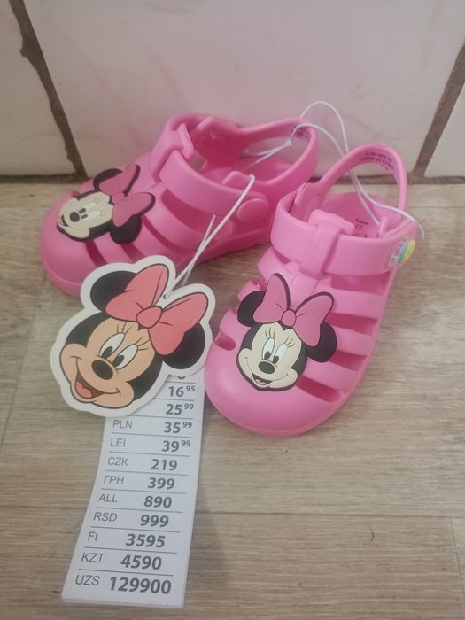 Nowe sandałki Myszka Minni dziewczynka, rozmiar 22, Sinsay