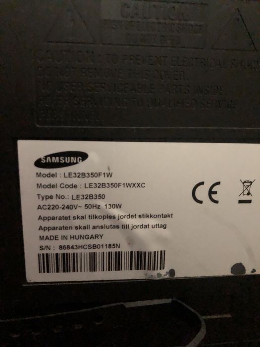Tv Samsung para peças