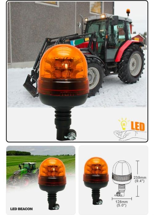 Światło ostrzegawcze , lampa błyskowa pomarańczowa Beacon