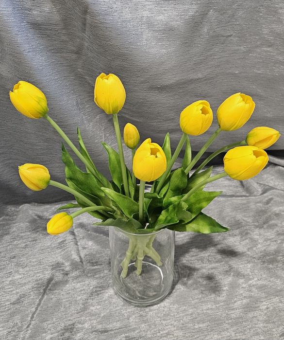 Wielkanoc tulipany silikonowe premium bukiet 10szt. Nowe