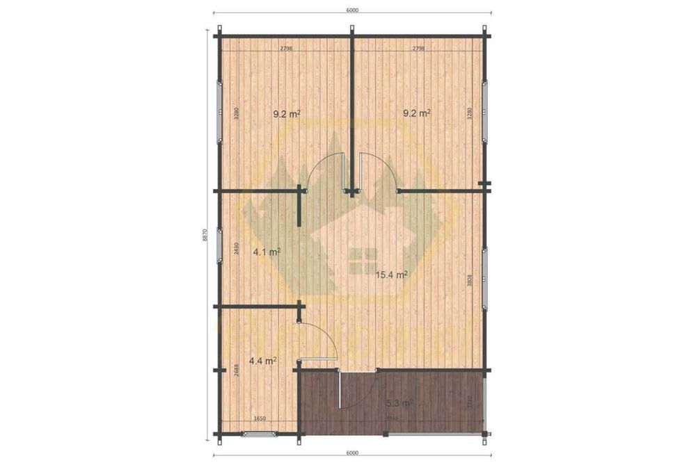 Casa de madeira "Almeria"