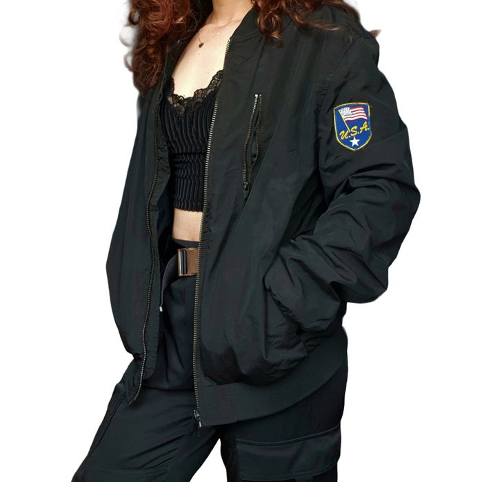 Kurtka bomberka czarna