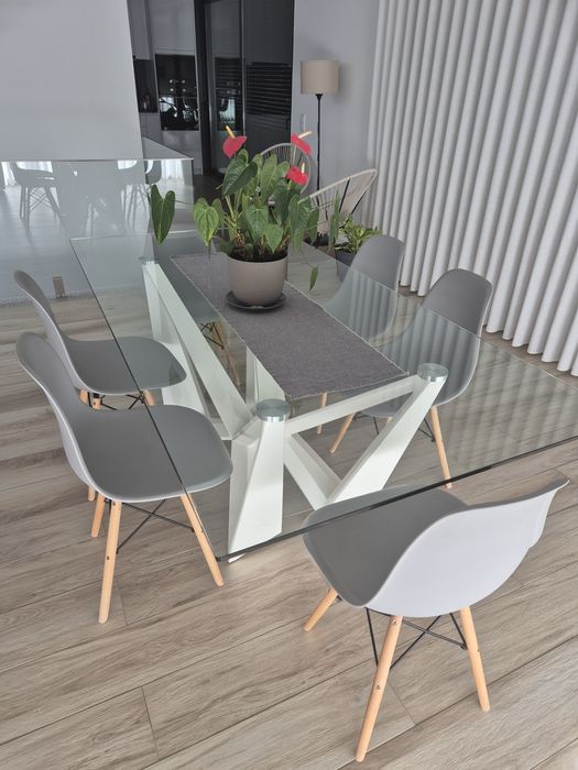 Mesa jantar 6pax × 6 cadeiras