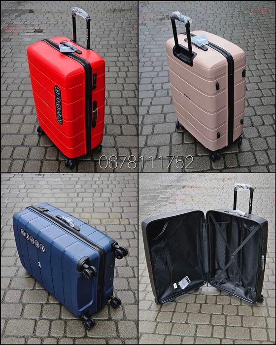 100% polypropylene WINGS HWF01 Польща валізи чемоданы ручна поклажа