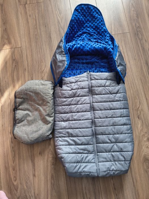 Śpiwór na sanki i mufka