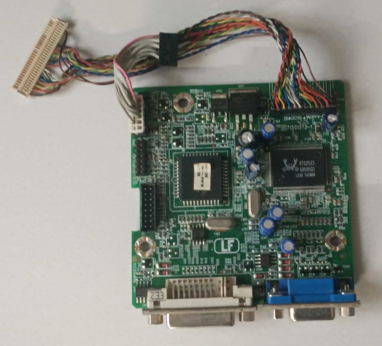Плати управління, блоку живлення і Т-Con монітора ViewSonic VX712
