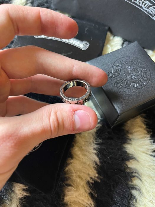 Chrome Hearts Forever Spacer Ring | Кольцо Хром Хартс с гравировкой