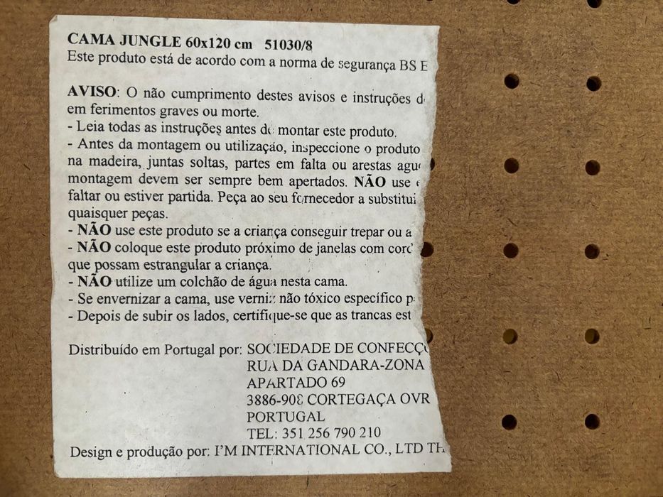 Cama berço bebé/criança