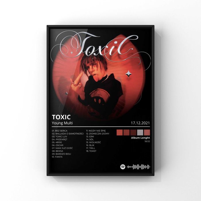 Young Multi Album Toxic Nowy Plakat Bez Ramki A3 42x30 cm