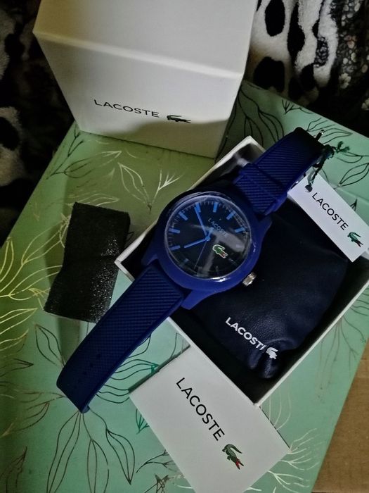 Zegarek Lacoste NOWY z metką (pudełkiem itd., folią na tarczy). Unisex