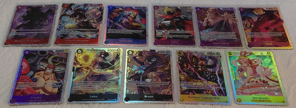 Cartas One Piece TCG PRB01 PRB02 EB04 OP16 ST35
