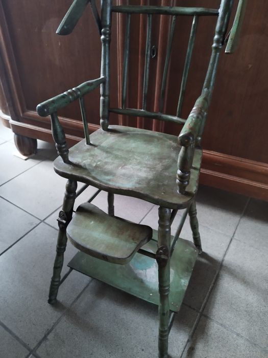 krzesełko stolik fotelik Antyk Vintage dla dzieci