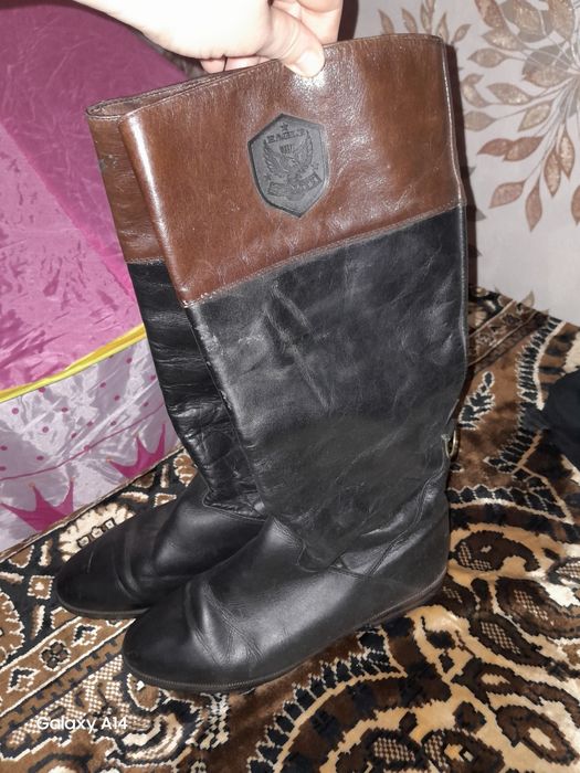 Продам шкіряні сапоги 37 розмір!