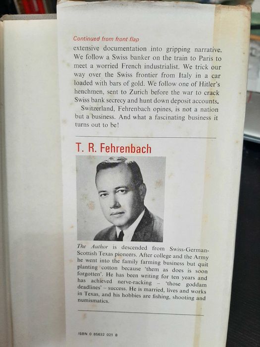 T. R. Fehrenbach - The Gnomes of Zürich - Inside story of Swiss Banks