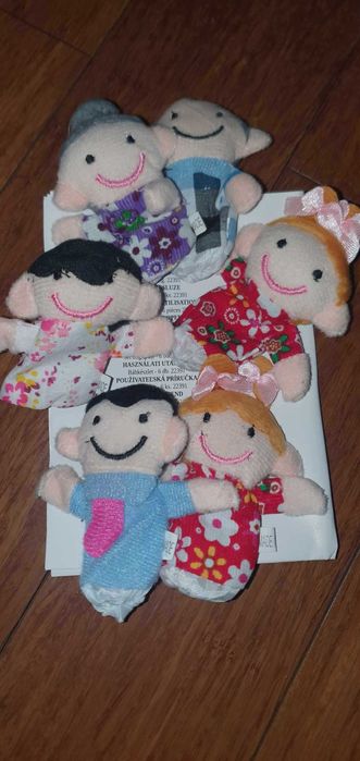 Zestaw pacynek - 6szt. Ludziki