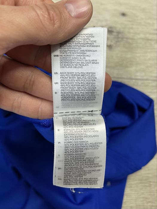 Adidas climacool футболка М размер беговая синяя