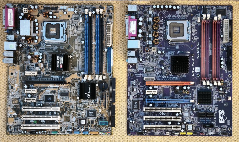 Motherboards Intel e Amd