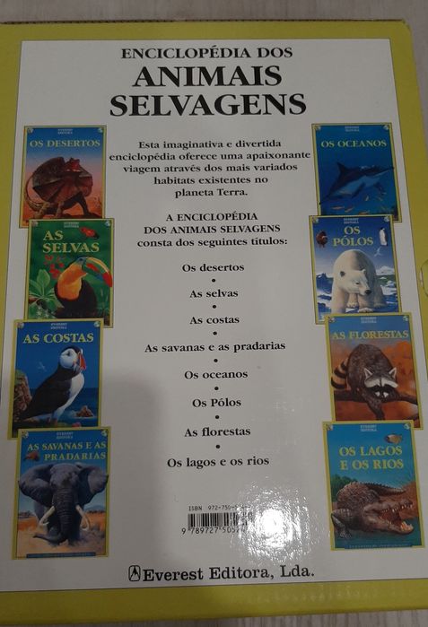 Livros: 101 Perguntas e respostas/Enciclopédia  animais selvagens