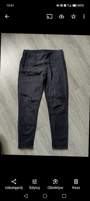 Spodnie XL jeansowe damskie 3+3 GRATIS