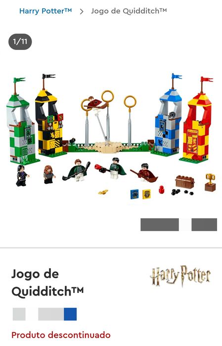 set LEGO® Harry Potter™ Jogo de Quidditch™ (75956)